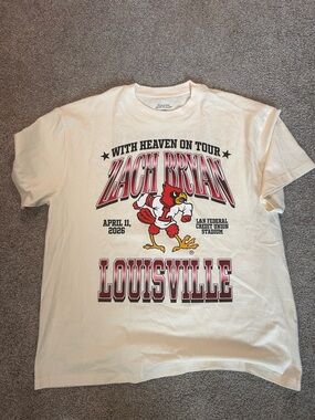 'With Heaven On Tour' Louisville White T-Shirt